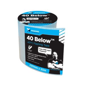Mason's 40 below flashing tape